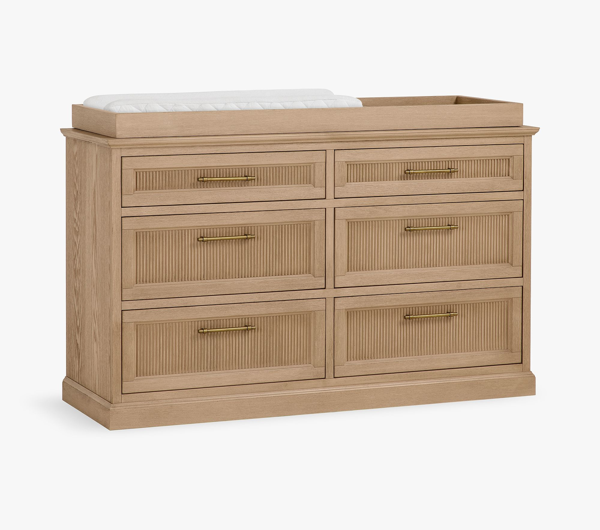 Blake 6-Drawer Changing Table (56w x 19"d) | Pottery Barn Kids