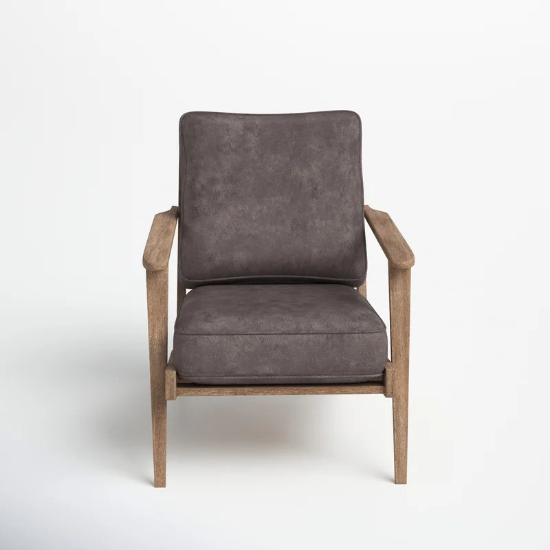 Gianni Vegan Leather Armchair | Wayfair North America