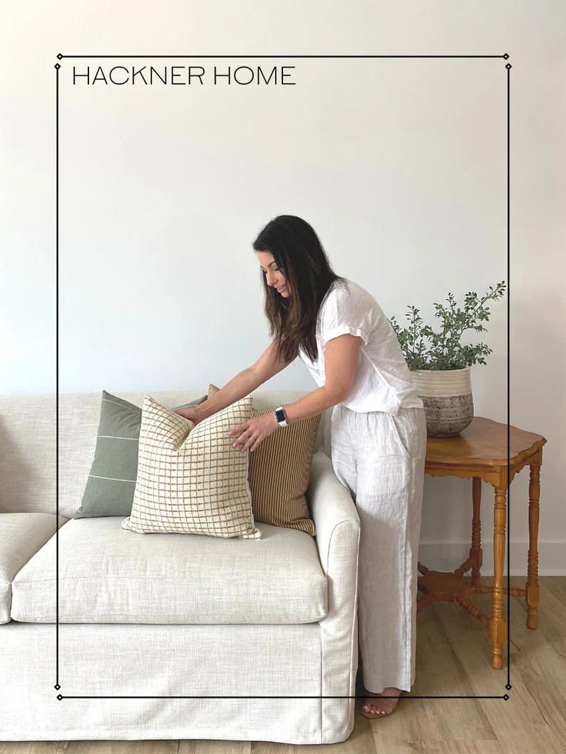 Forest Stripe  Dark Green Pillow Cover Green Pillow Cover | Etsy | Etsy (US)