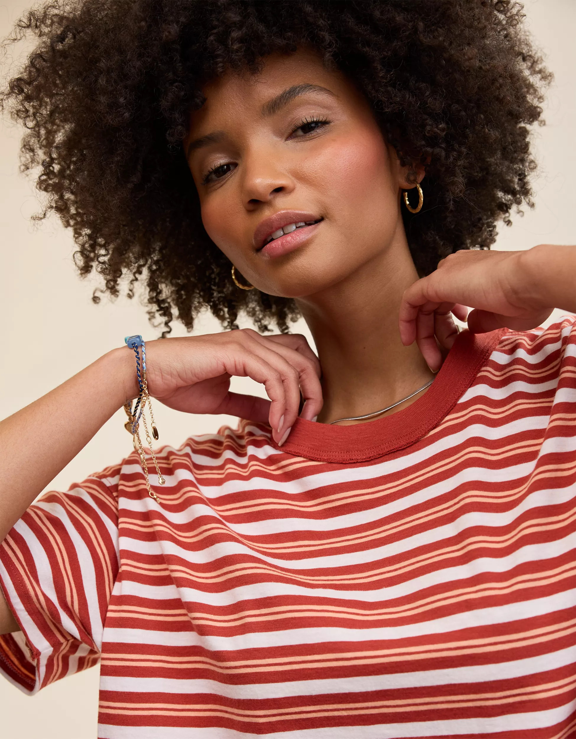 Aerie Oversized Crew Boyfriend T-Shirt | Aerie