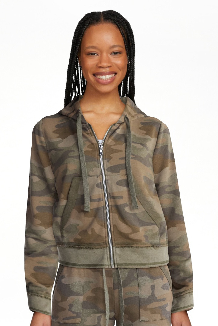 No Boundaries French Terry Zip-Up Hoodie Jacket, Women's Sizes XXS-XXL | Walmart (US)