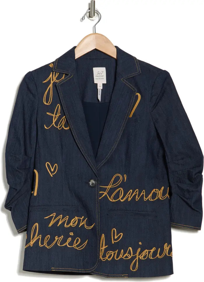 Cinq à Sept L'Amour Khloe Denim Blazer | Nordstromrack | Nordstrom Rack