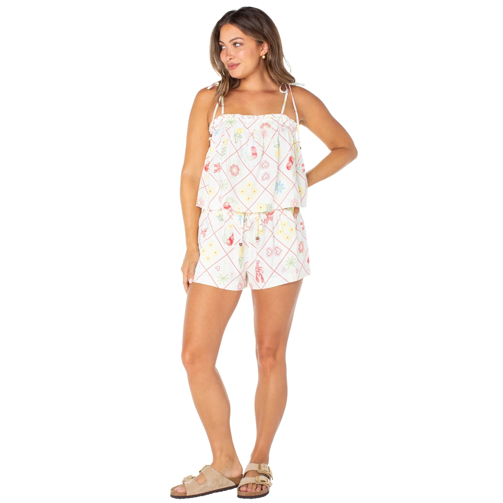 Celebrity Pink Women's Tie Strap Swing Top, Sizes XS-XXXL | Walmart (US)