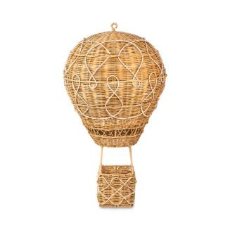 Provence Rattan Whitewash Large Hot Air Balloon Basket | Bloomingdale's (US)