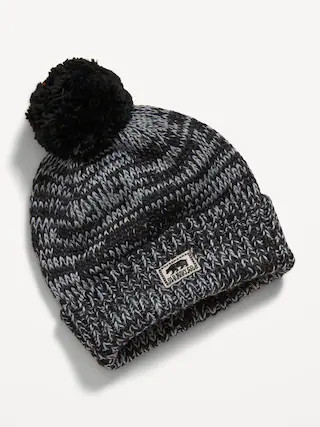 Pom-Pom Marled-Knit Beanie for Boys | Old Navy (US)