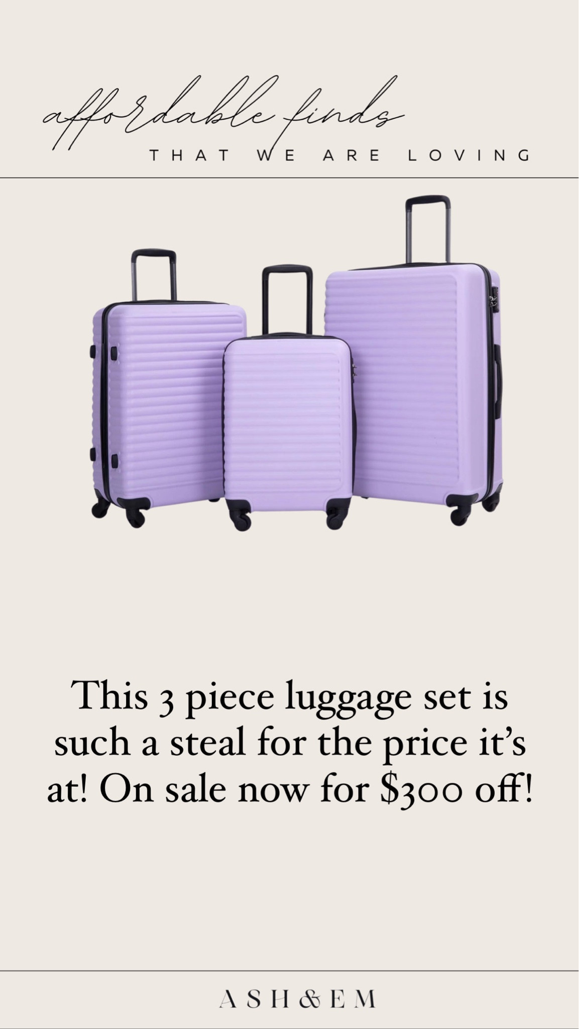 Affordable finds - travel - luggage 

#LTKSeasonal #LTKTravel #LTKFindsUnder100