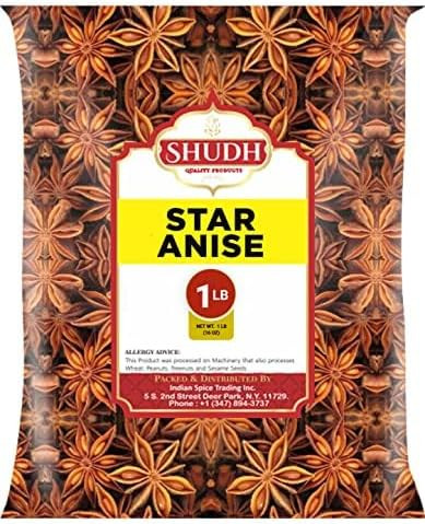 STAR ANISE WHOLE 1 LB | Seeds Pods ~ All Natural | Vegan | Gluten Friendly | NON-GMO | Whole Chin... | Amazon (US)