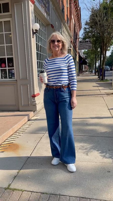 Styling wide leg, full length jeans on my blog today! You don't want to miss it! This look here is one of my favorites!😊

#LTKstyletip #LTKSeasonal #LTKFind