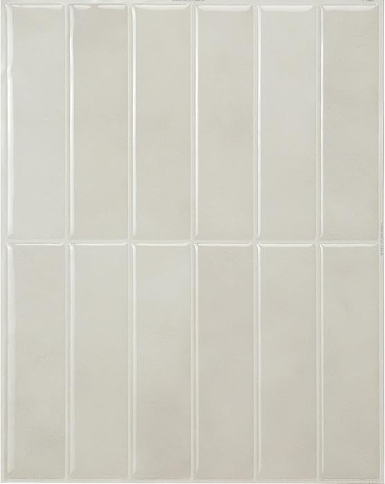 SMART TILES Peel and Stick Backsplash - 5 Sheets of 11.43" x 9" - 3D Adhesive Peel and Stick Tile... | Amazon (US)
