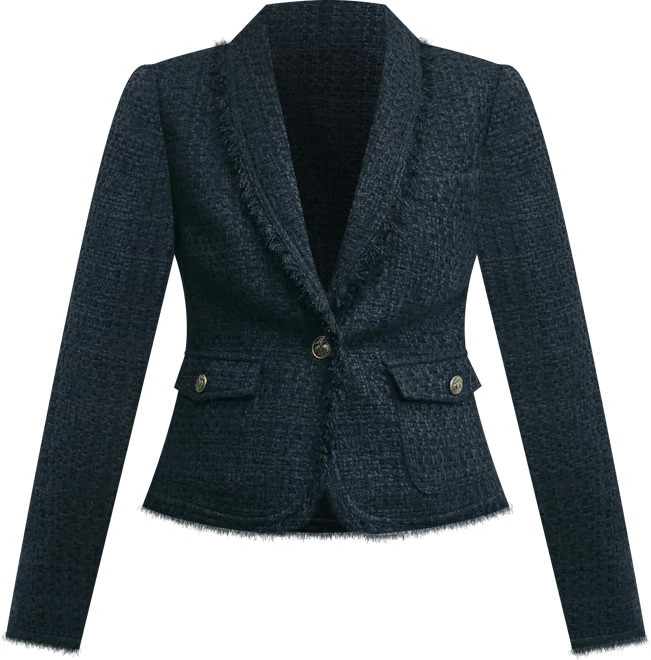 Fringed Boucle Jacket | Brooks Brothers