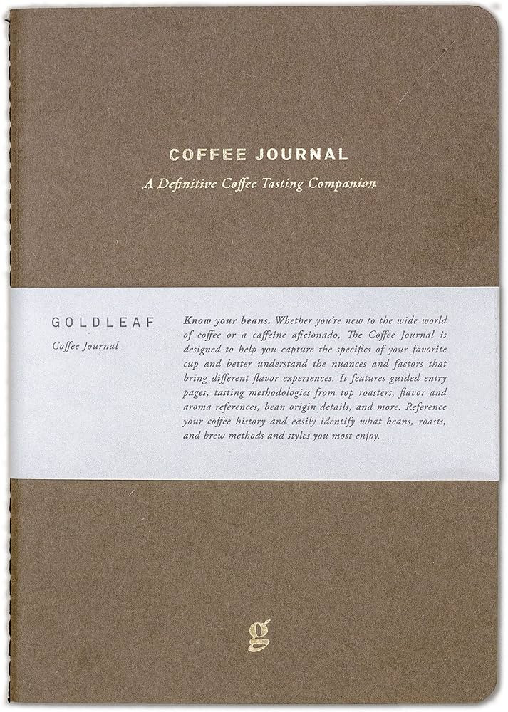 Goldleaf Coffee Journal – Find YOUR Best Coffee With This Expert Log Book & Guided Notebook –... | Amazon (US)