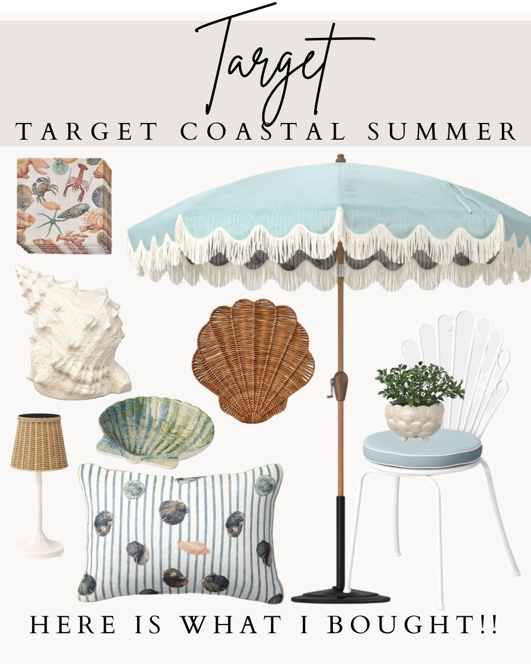 Target Coastal Finds I’m Obsessed With for Summer

Target absolutely understood the coastal summer assignment 🌊 from shell details to soft blues and woven textures… these finds instantly make any space feel like a relaxed beach getaway 🤍

#LTKSeasonal #LTKHome #LTKvlog