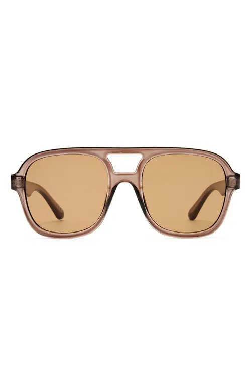 AIRE Whirlpool 53mm Aviator Sunglasses in Chocolate/brown Mono at Nordstrom | Nordstrom