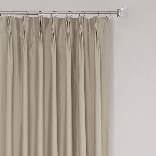 Central Park Full Blackout Pinch Pleat Window Curtain for Bedroom Living Room Window Treatment Th... | Amazon (US)