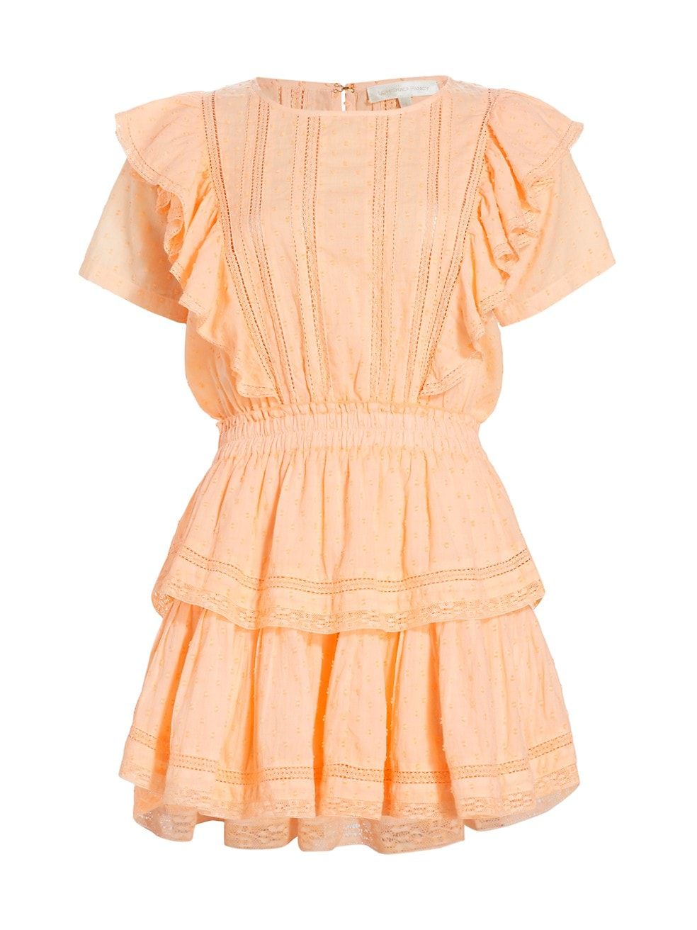 Natasha Ruffled Minidress | Saks Fifth Avenue