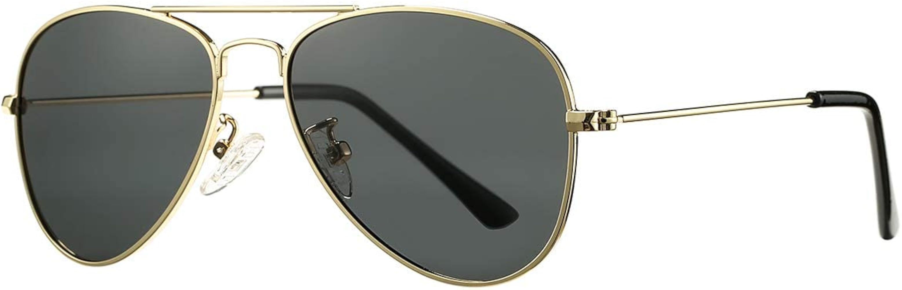 Pro Acme Small Polarized Aviator Sunglasses for Kids Boys Girls, Lightweight Metal Frame Age 2 ... | Amazon (US)