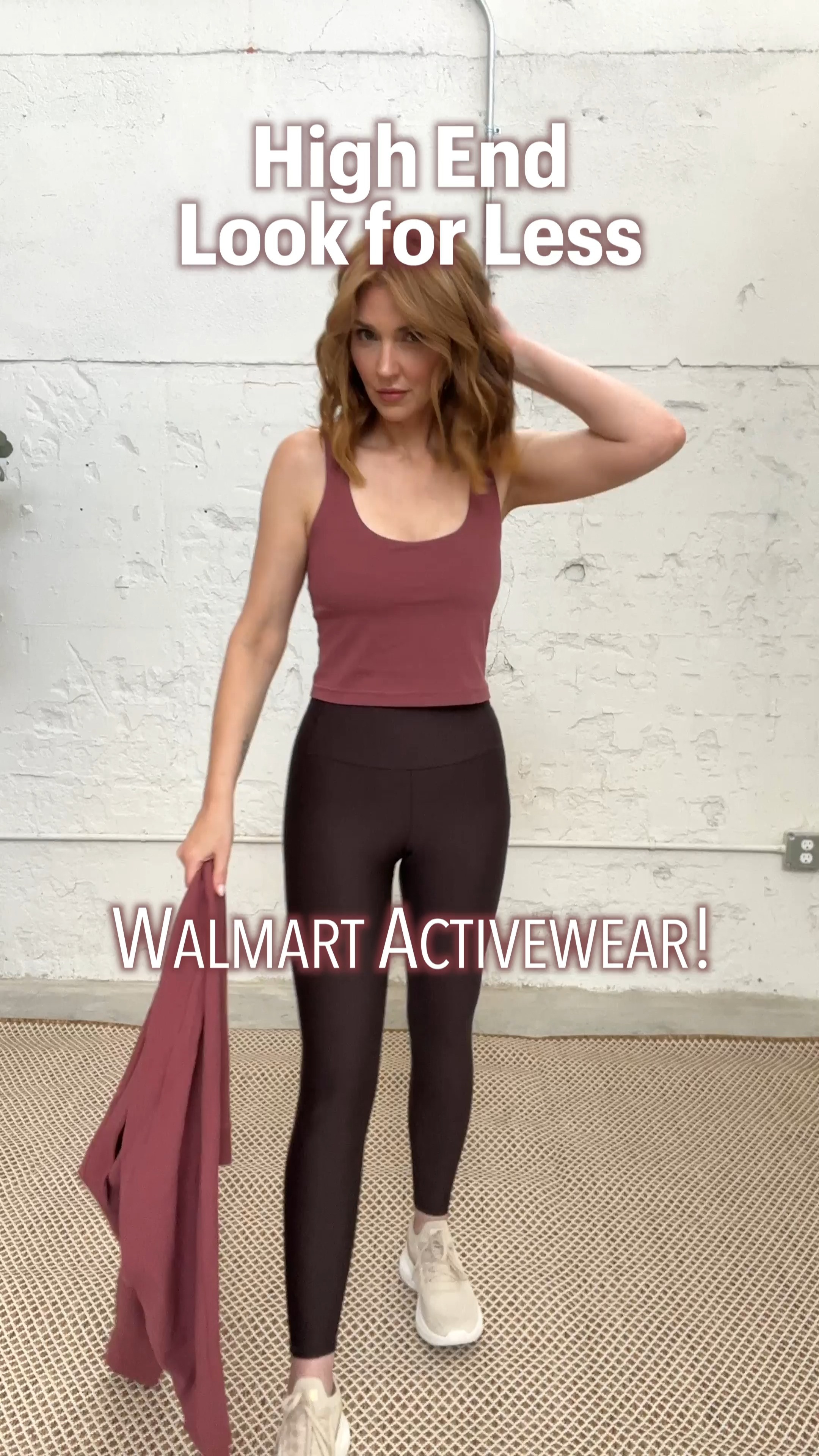 Walmart Active Wear is SO good! This chocolate color is the perfect fall color! I #fashionover40 #styleinspo #over40fashion #walmartfashion #walmarttryon 

 #LTKActive #LTKOver40 #LTKFindsUnder50