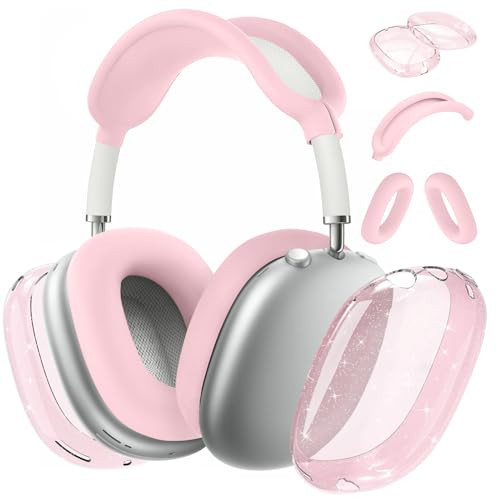 Aiaabq for AirPods Max case Cover,Anti-Scratch Ear Pad Case Cover/Ear Cups Cover/Headband Cover for AirPods Max. Clear Soft TPU and Silicone,Skin Scratch Proof. | Amazon (US)