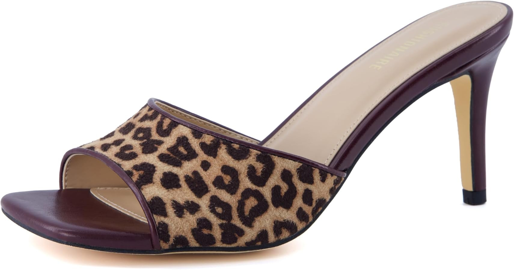 CUSHIONAIRE Evie Kitten Heel Sandals for Women, Slip On One Band Dress Sandals with Memory Foam, ... | Amazon (US)