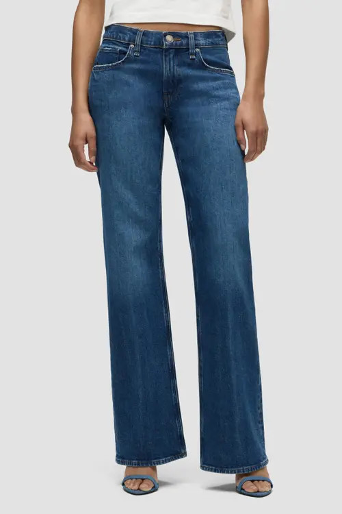 Hudson Jeans Kelli Low-Rise Loose Straight in Moon Walk at Nordstrom, Size 31 | Nordstrom