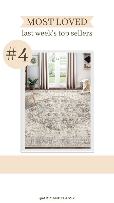 This boho area rug is one of this week’s most loved finds! It’s from Amazon and I have it in my Living room, it’s gorgeous! 

#LTKSaleAlert #LTKHome