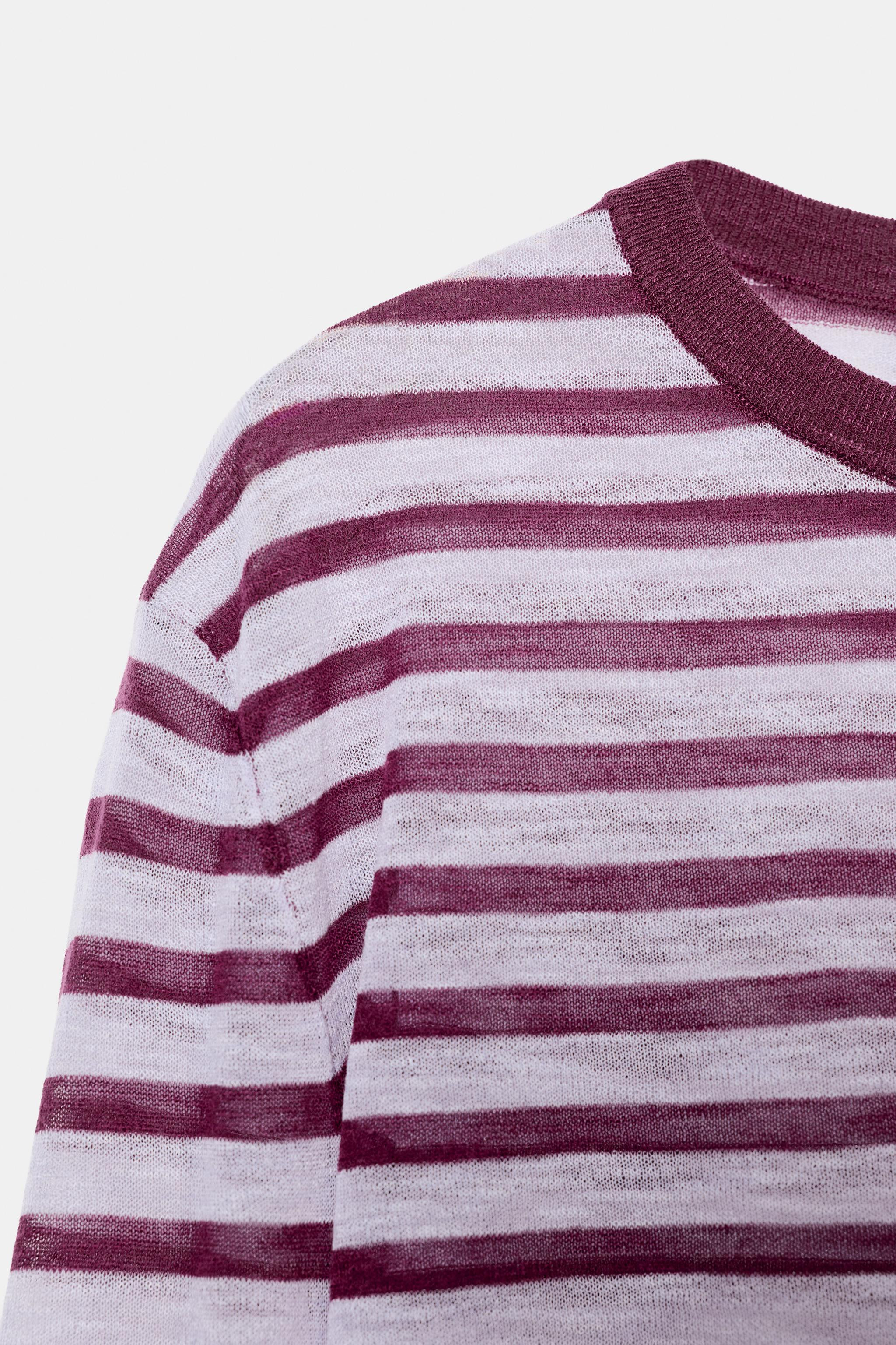 STRIPED KNIT JUMPER | Zara US