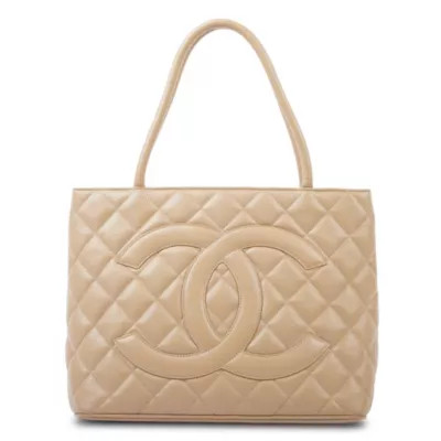 Chanel Medallion Tote GHW light Blue Caviar Tote Bag -FINAL SALE NO RETURNS | Belk