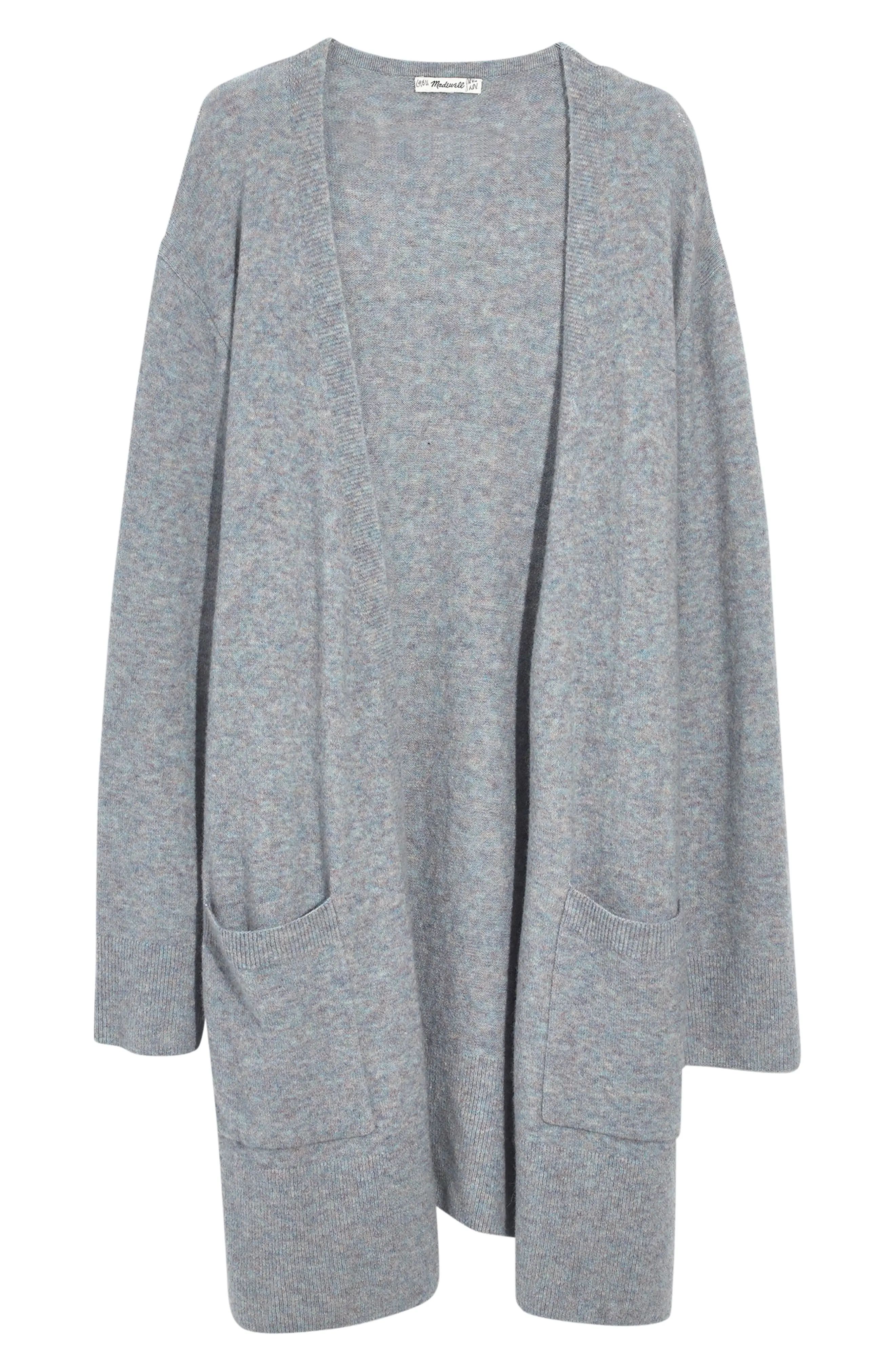 Women's Madewell Kent Cardigan Sweater, Size XX-Small - Blue | Nordstrom