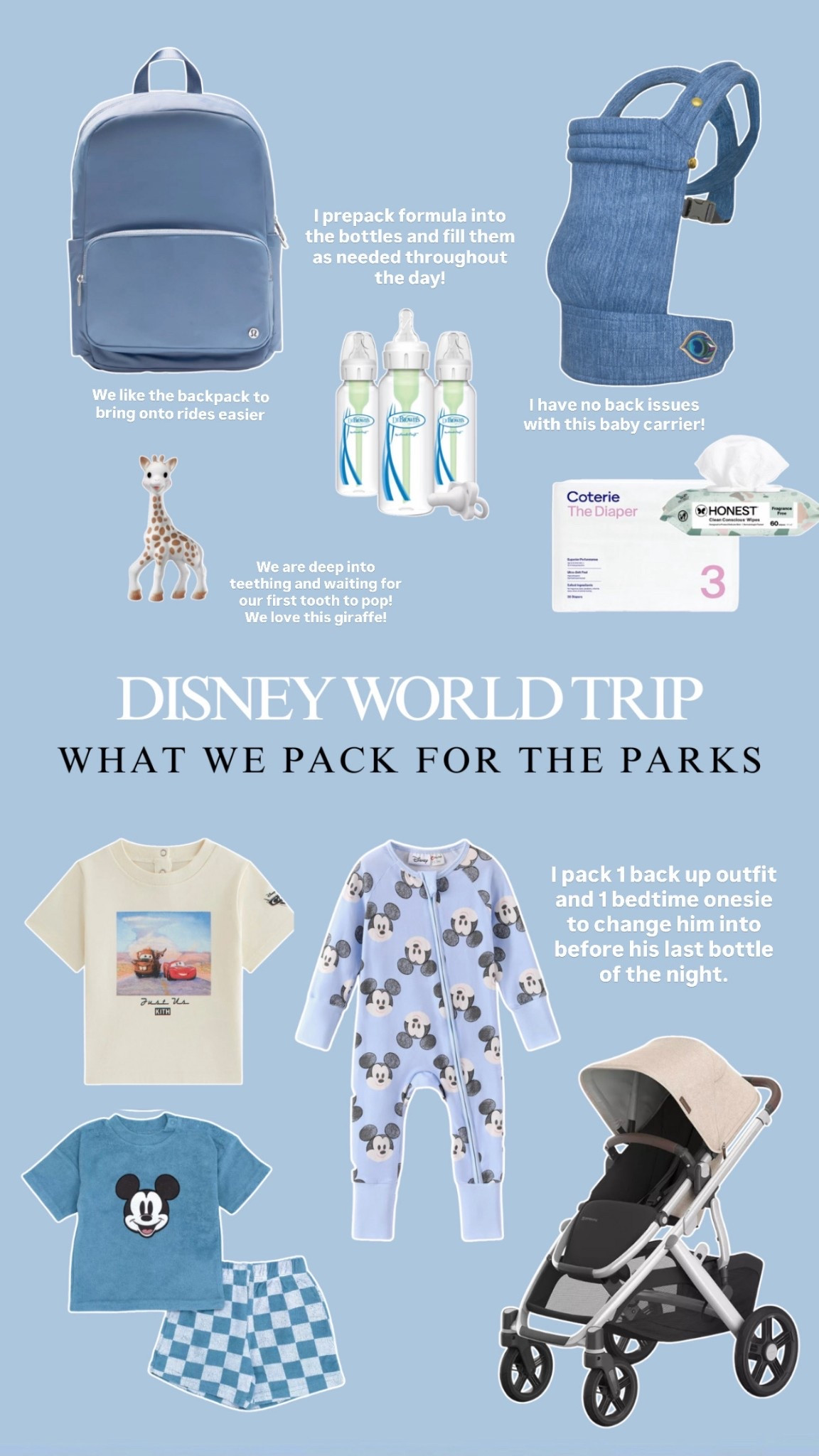 What I pack for a day at Disney World!  

#LTKBaby #LTKKids #LTKmomlife
