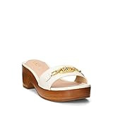 Lauren Ralph Lauren Roxanne Sandal Vanilla 8 B (M) | Amazon (US)