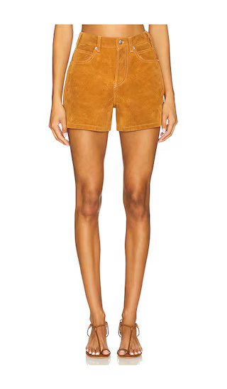 x We The Free Tippi Faux Suede Short In Chicory Coffee | Revolve Clothing (Global)
