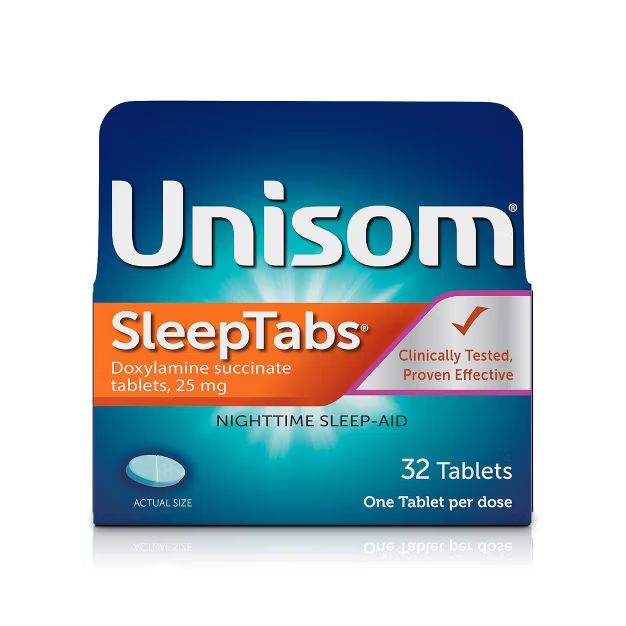 Unisom SleepTabs Nighttime Sleep Aid Tablets - Doxylamine Succinate - 32ct | Target