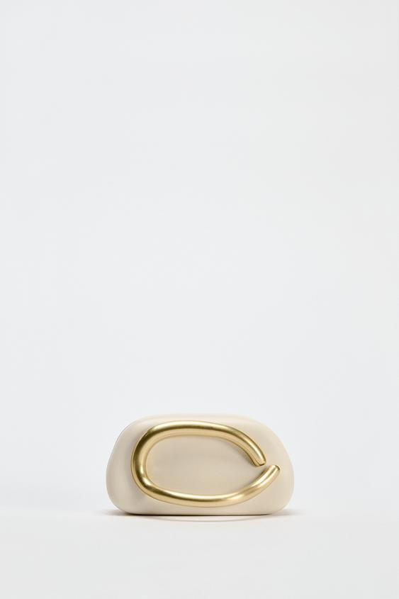 GOLD CLASP BOX BAG | Zara US
