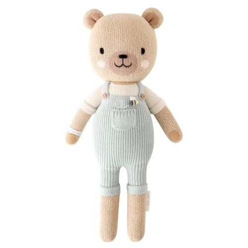 cuddle + kind Charlie The Honey Bear Regular 20" Hand-Knit Doll – 1 Doll = 10 Meals, Fair Trade, Heirloom Quality, Handcrafted in Peru, 100% Cotton Yarn | Amazon (US)