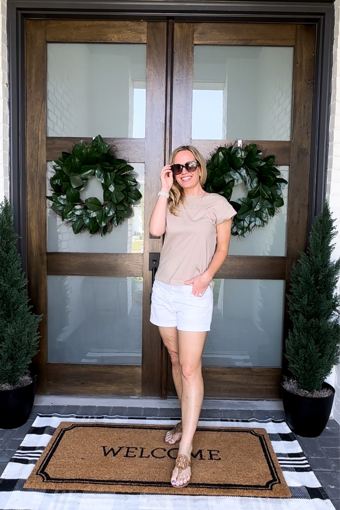 Casual spring and summer outfit and patio

#LTKhome #LTKSeasonal #LTKunder50