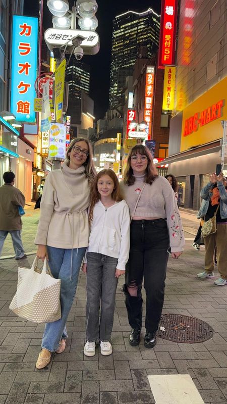 We made it to Tokyo!
So glad we got to experience the city before going to our cruise tomorrow. 
I love this Varley sweater, it is so comfortable and chic. This Naghedi tote is my favorite😍 So beautiful and elegant
The jeans are from Abercrombie, they are high rise and medium wash
Everything fits true to size, I’m wearing size small

#LTKtravel #LTKover40 #LTKstyletip