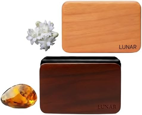 Lunar Car Scent-Magnetic Visor Clip Air Freshener 2 Pack- Best Car Accessories - Premium Long-las... | Amazon (US)