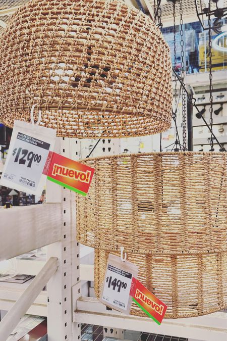 Lots of rattan woven light fixtures at Home Depot!

Affordable lighting, woven chandelier, woven pendants, rattan lighting, light fixtures

#LTKhome