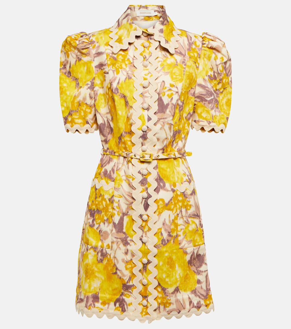 Minikleid High Tide Ric Rac aus Leinen | Mytheresa (DACH)