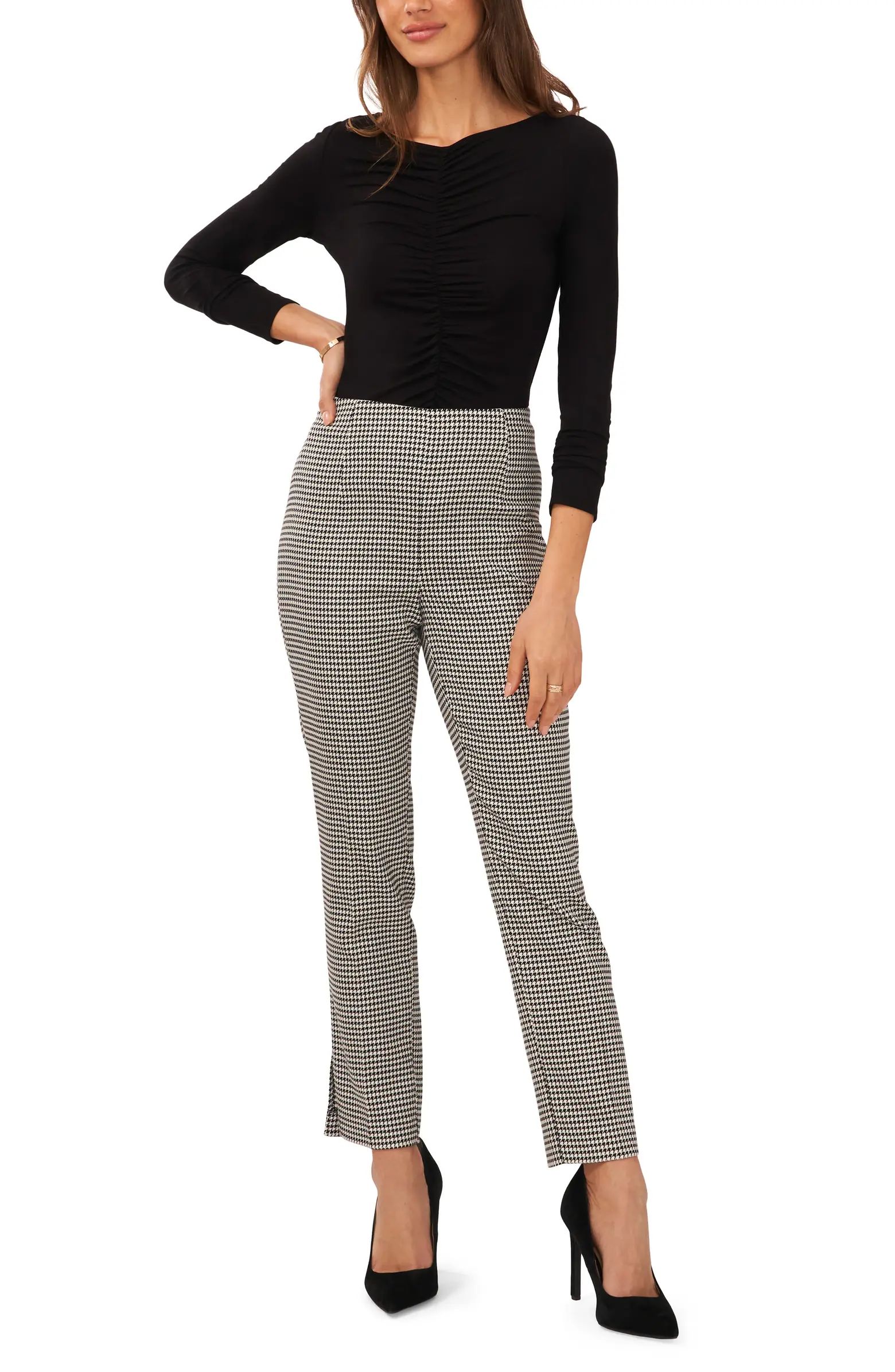 Houndstooth Check Pants | Nordstrom