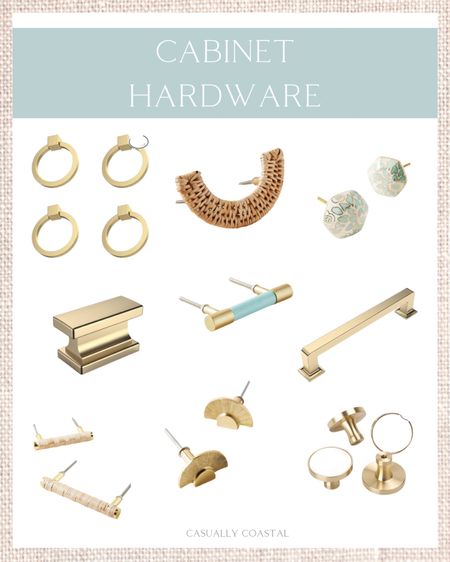 Switching out the knobs, pulls or handles on cabinets or furniture can make a huge difference. It's one of my best tricks for making lower/mid-range furniture look more high-end! Sharing some favorites, including many that I've used in my own home!
- 
brass knobs, brass pulls, furniture handles, rattan handles, cabinet handles, cabinet knobs, amazon hardware, furniture hardware, cabinet hardware, brushed brass cabinet pulls, coastal kitchen, white kitchen, white vanity

#LTKFind #LTKhome #LTKunder100