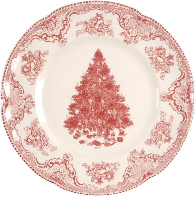 Old Britain Castles Pink Christmas Salad All Pink W/Tree | Amazon (US)