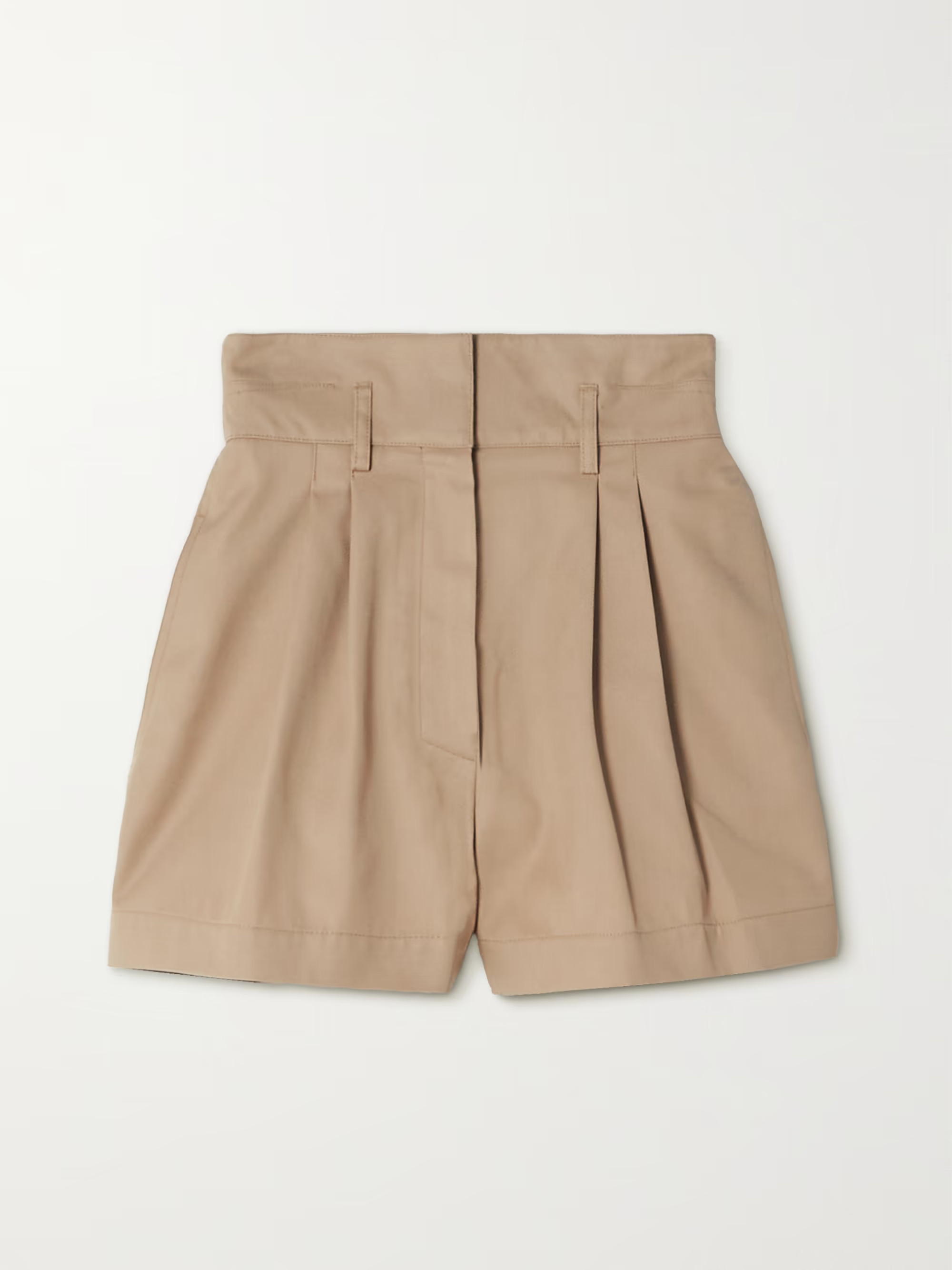 Pleated twill shorts | NET-A-PORTER (UK & EU)