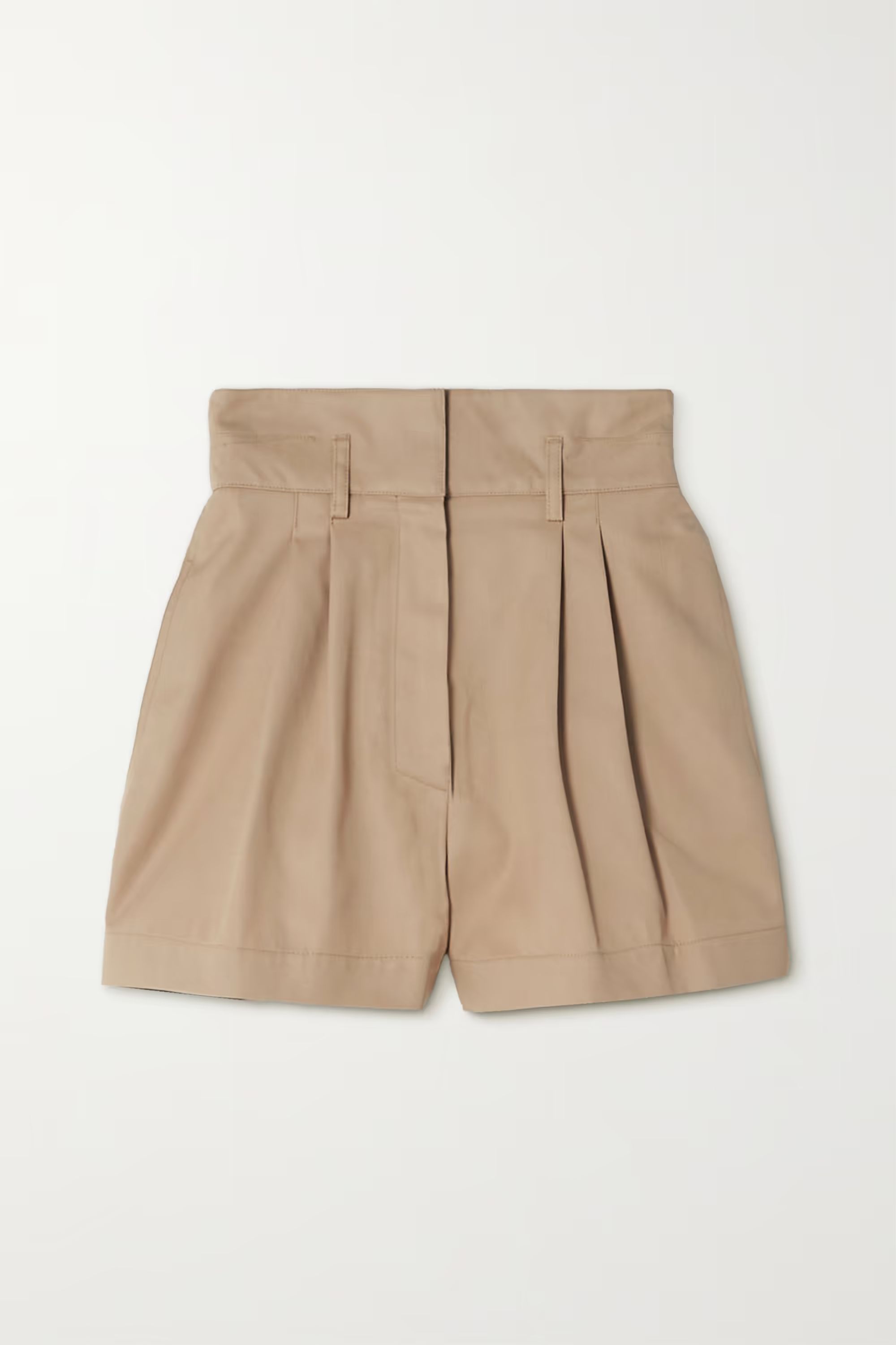 Pleated twill shorts | NET-A-PORTER (UK & EU)