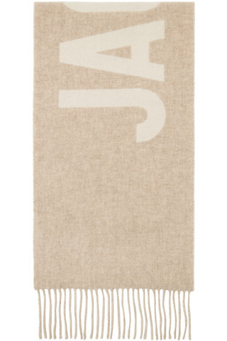 Beige Les Classiques 'L'écharpe Jacquemus' Scarf | SSENSE
