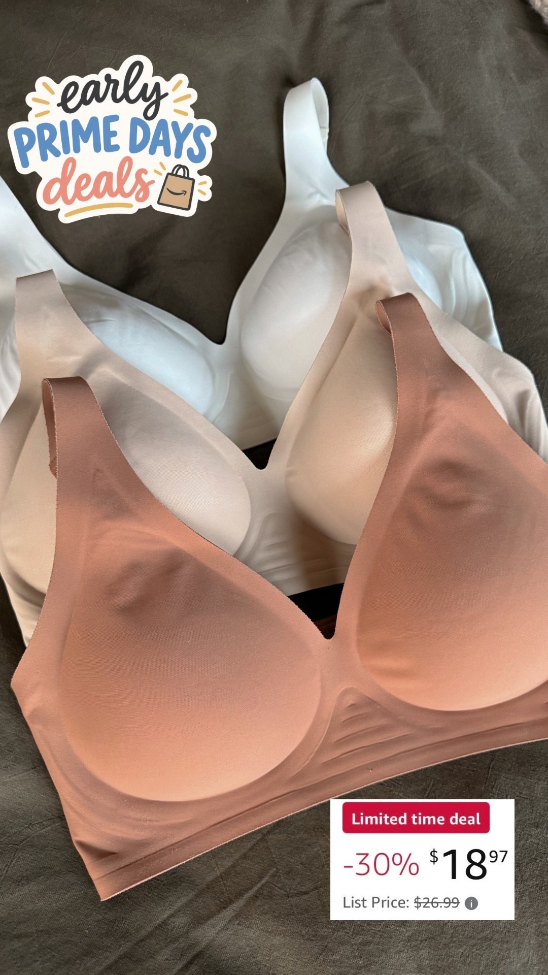 The bras I wear every single day on sale for Amazon Prime Day Deals

#ltksalealert #primeday