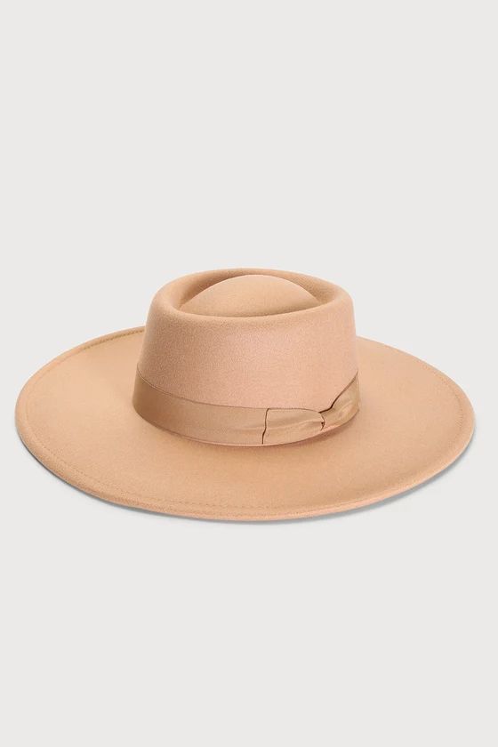 Here For The Ride Light Brown Boater Hat | Lulus (US)