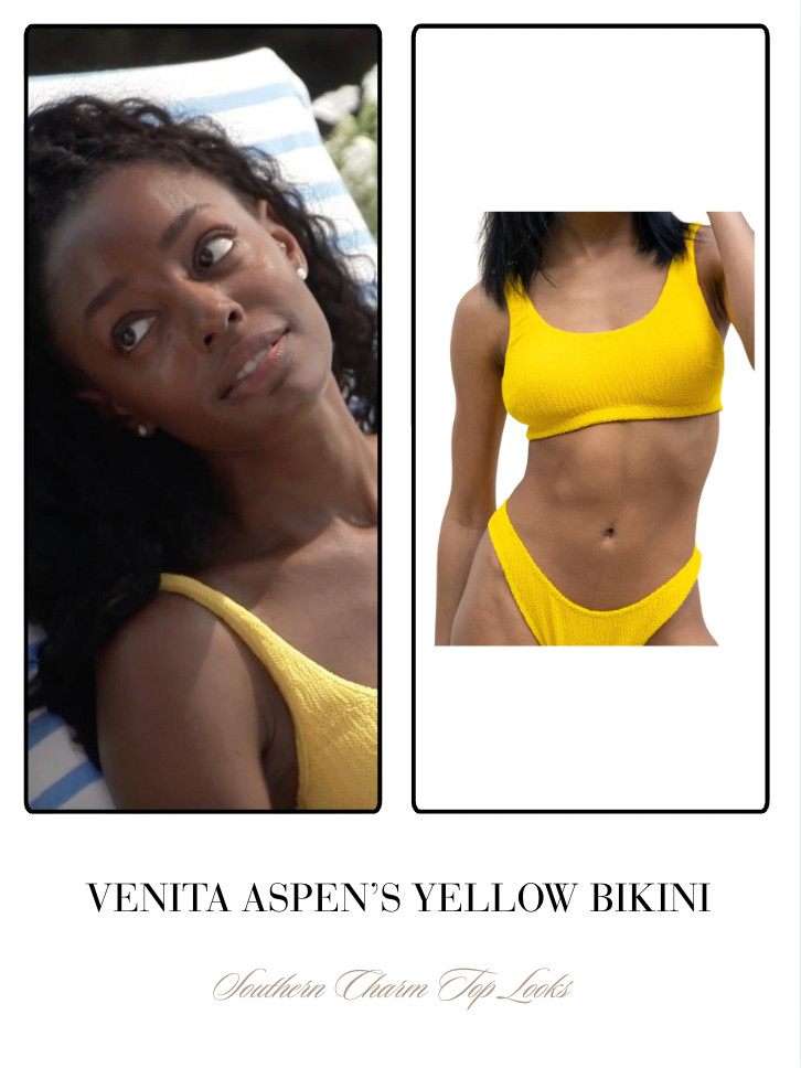Venita Aspen's Yellow Bikini  

 