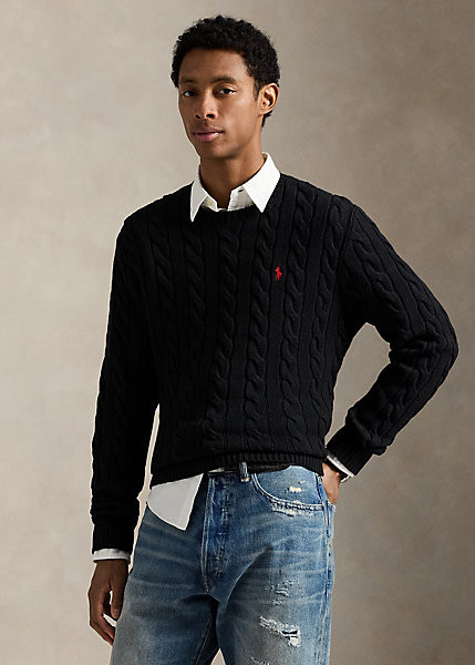 Cable-Knit Cotton Jumper | Ralph Lauren (UK)