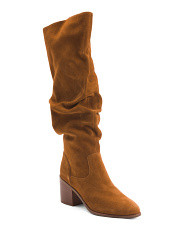 Suede Easton Rouched High Shaft Boots | Women's Shoes | Marshalls | Marshalls